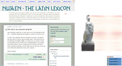 Desktop Screenshot of latinlexicon.org